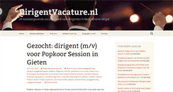 Desktop Screenshot of dirigentvacature.nl