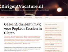 Tablet Screenshot of dirigentvacature.nl